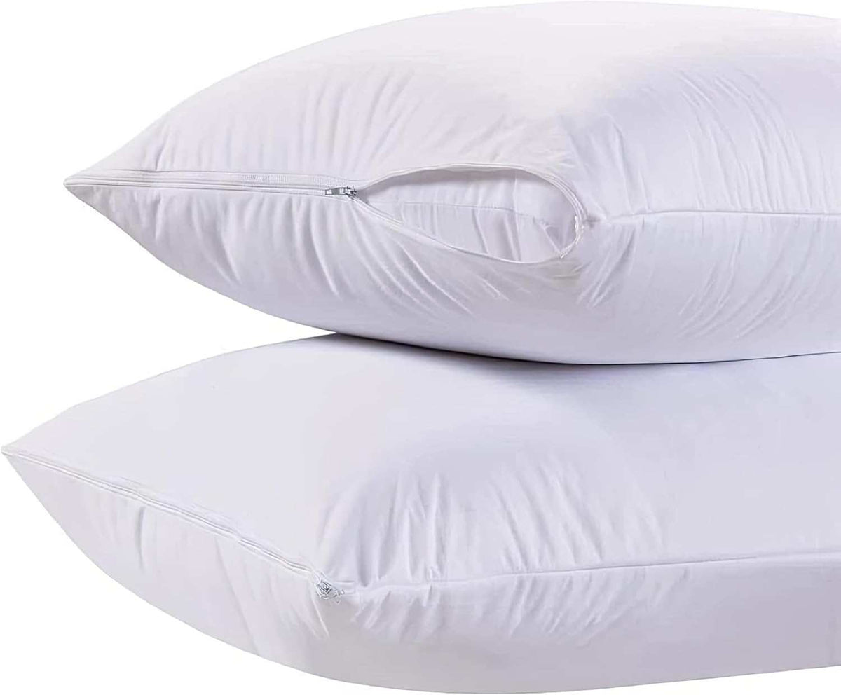 Pillow Protectors - Shield Against Allergens, Dust Mites & Stains