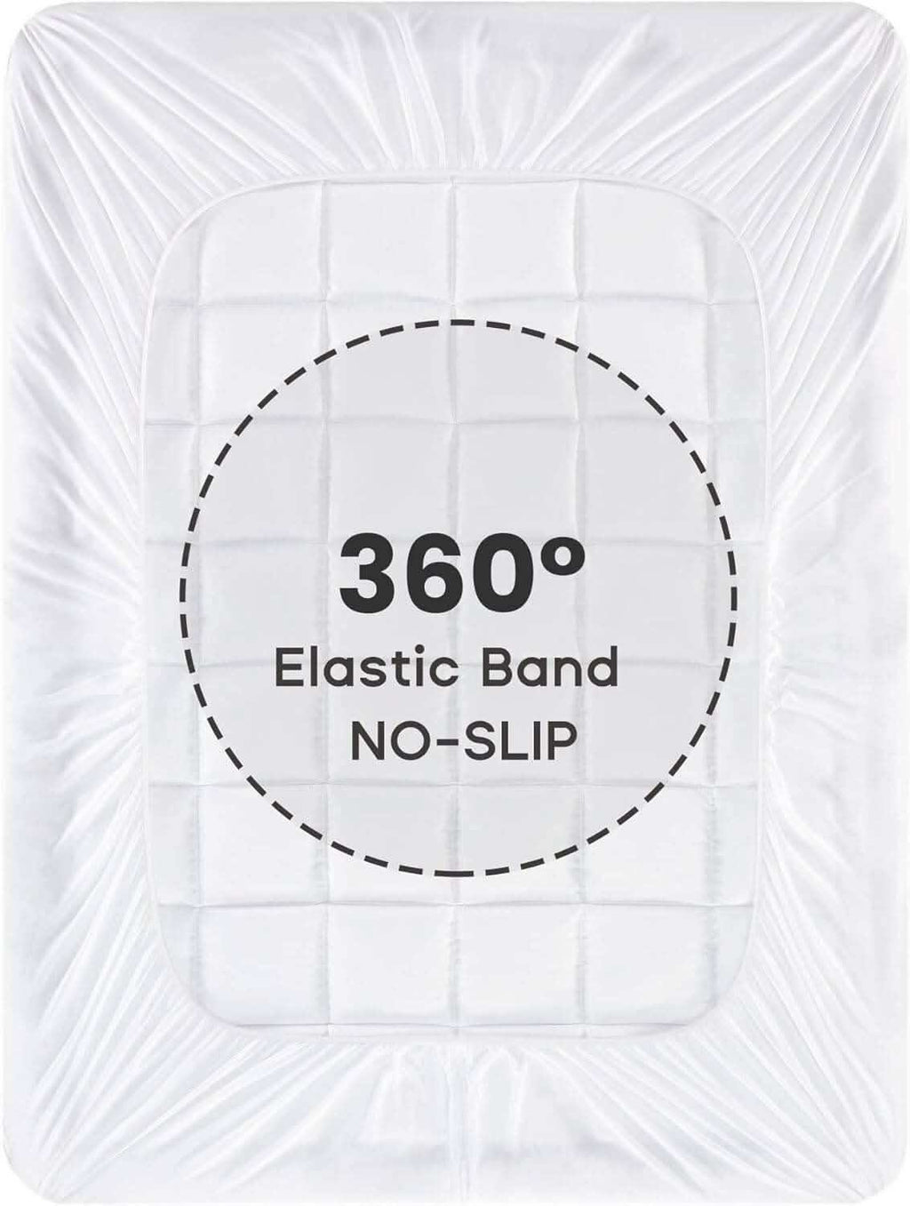 Bamboo Mattress Topper - Sleep Cooler, Wake Up Pain-Free