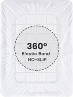 Bamboo Mattress Topper - Sleep Cooler, Wake Up Pain-Free