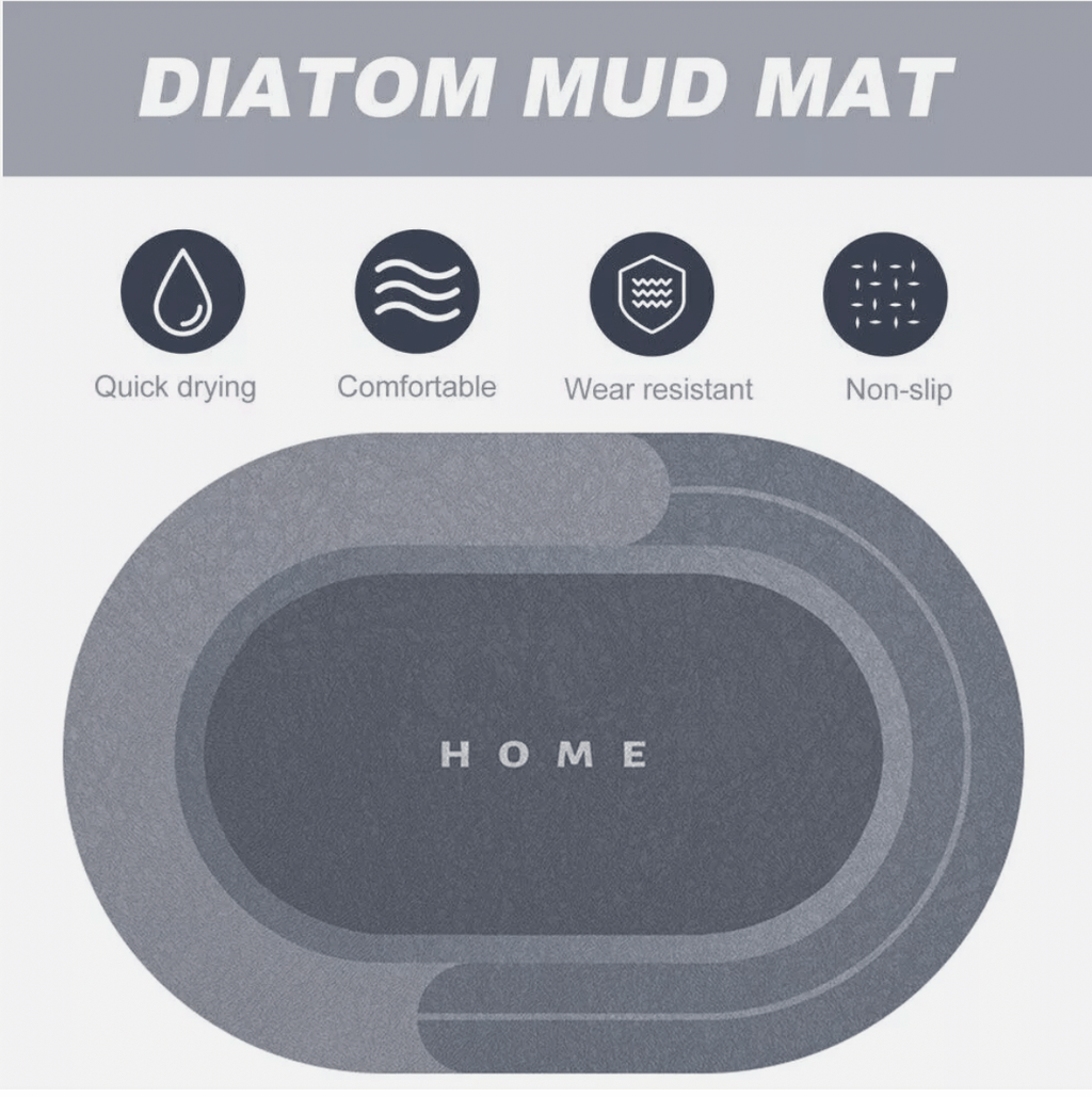 Rapid Dry Bathmat – Absorb Water Fast, Keep Floors Safe