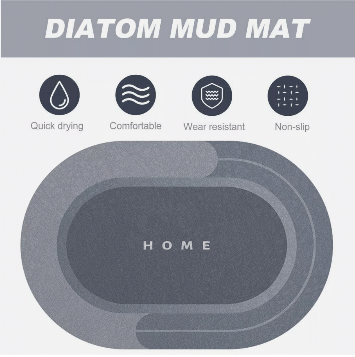 Rapid Dry Bathmat – Absorb Water Fast, Keep Floors Safe