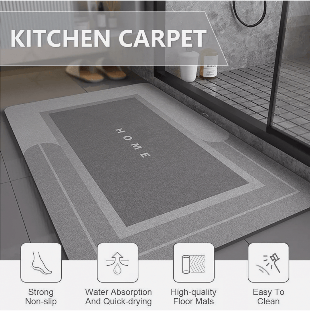 Rapid Dry Bathmat – Absorb Water Fast, Keep Floors Safe
