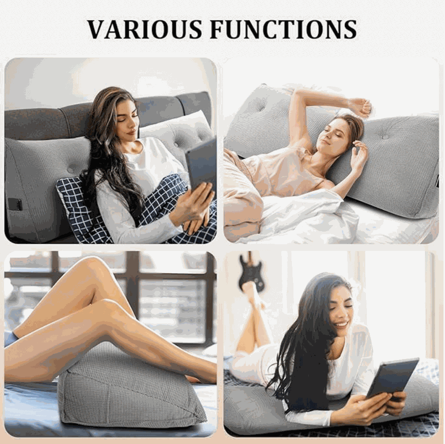 Headboard Pillow – Support Your Back, Relax in Comfort
