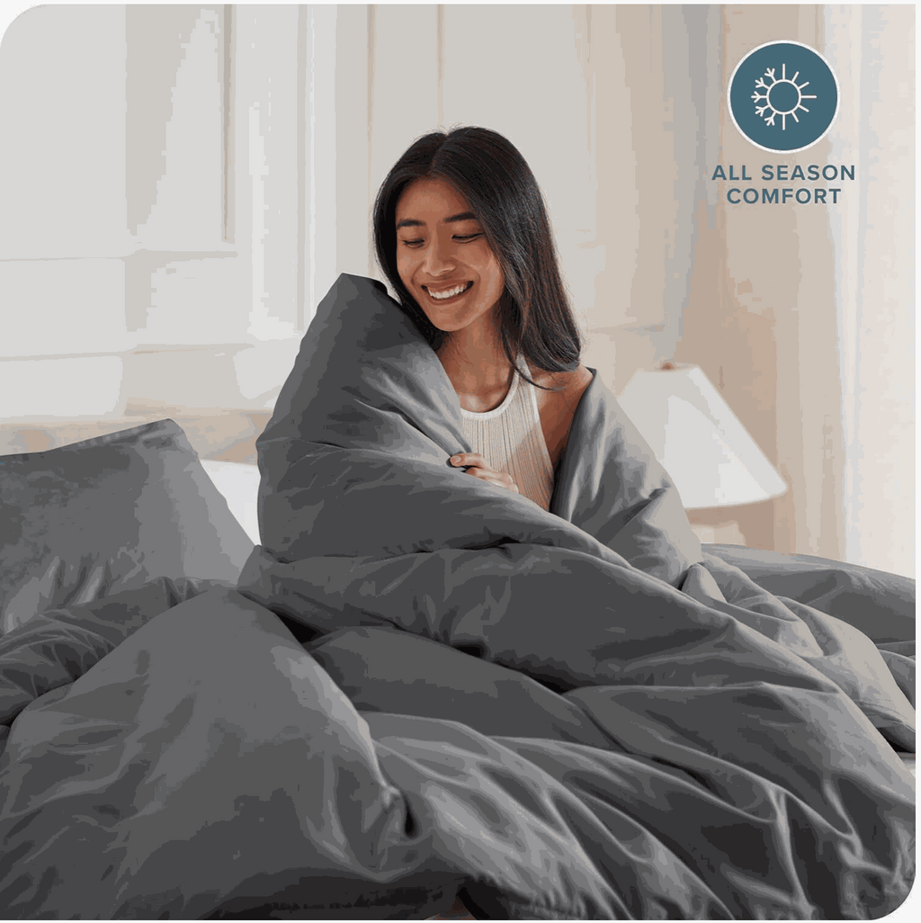 Egyptian Cotton Duvet Cover Set – Ultra Soft, Breathable & Hotel-Luxury Comfort