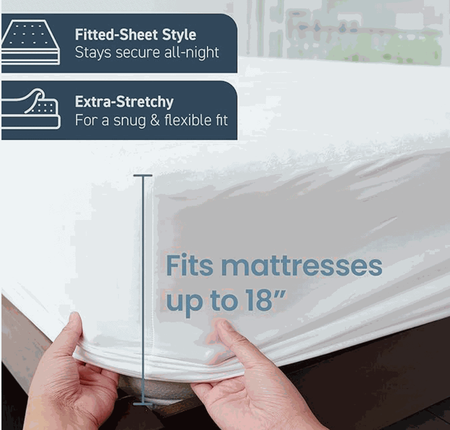 Quilted Cotton Mattress Protector – Preserve Your Mattress, Sleep Cleaner & Fresher