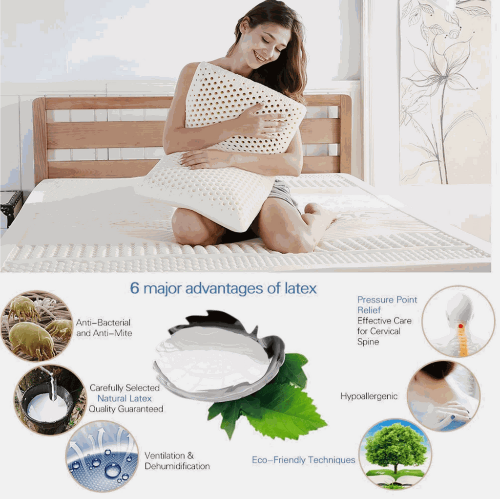 Natural Latex Pillow – Orthopedic Support, Cooler Sleep, Lasting Comfort