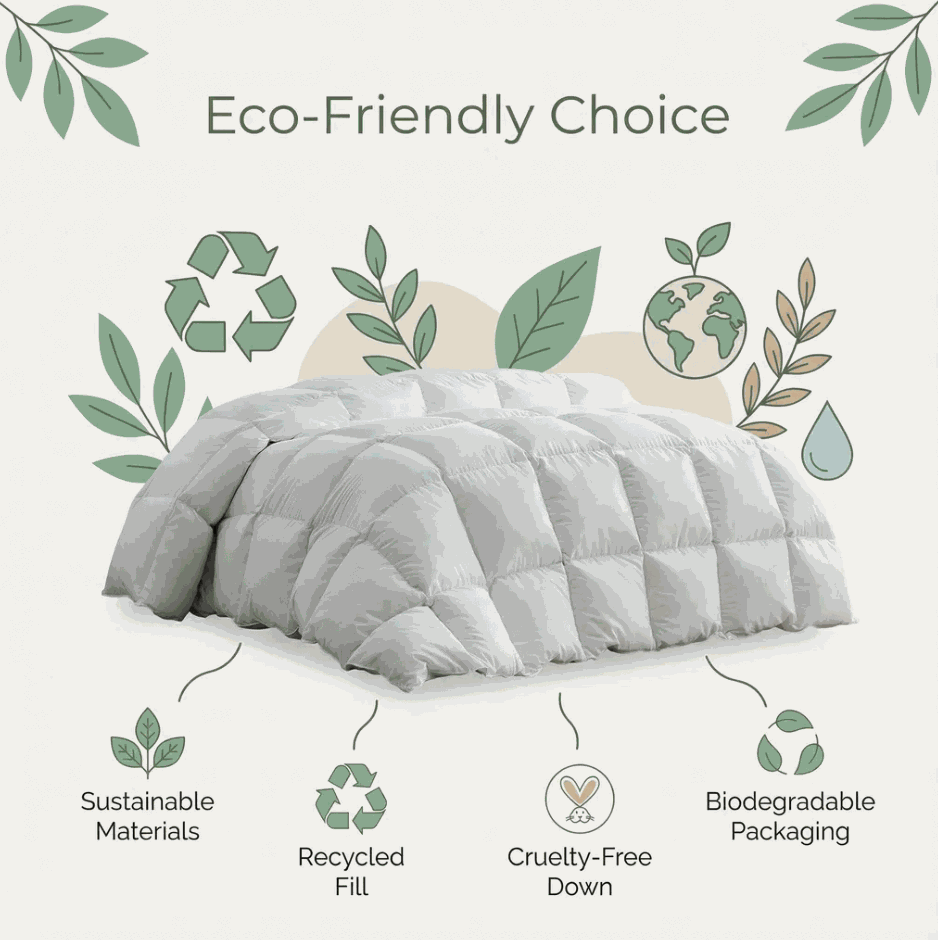 Duck Feather & Down Quilt – Lightweight Warmth Without the Heavy Feel