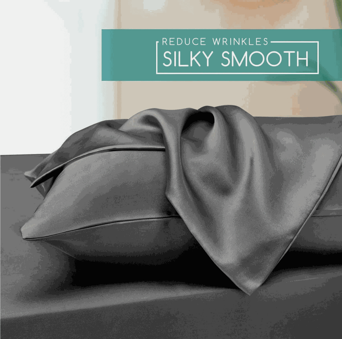 Silk Satin Quilt Cover Set – Smooth Hair, Glowing Skin, Luxe Sleep