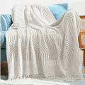 Knitted Throw Blanket – Lightweight Warmth, Instant Cosy Comfort