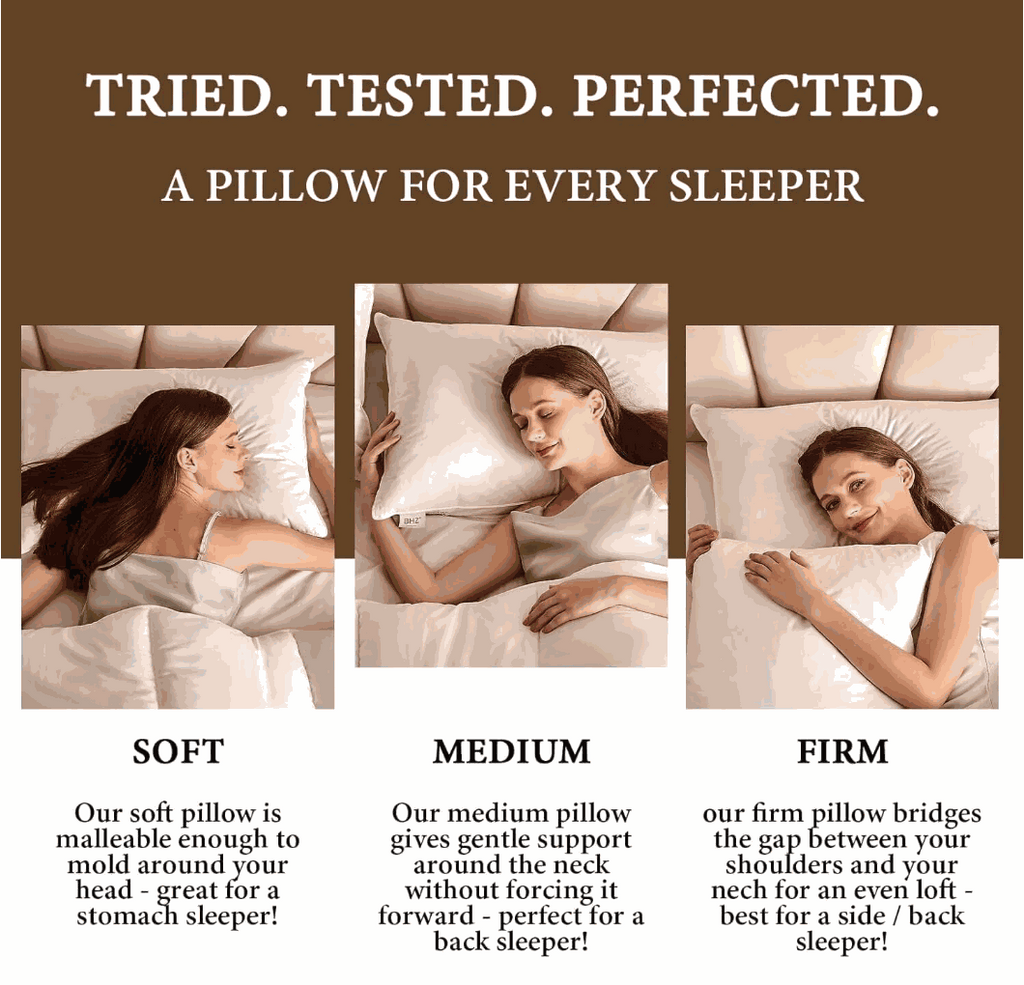Duck Down Pillow - Support Your Neck, Sleep Deeper