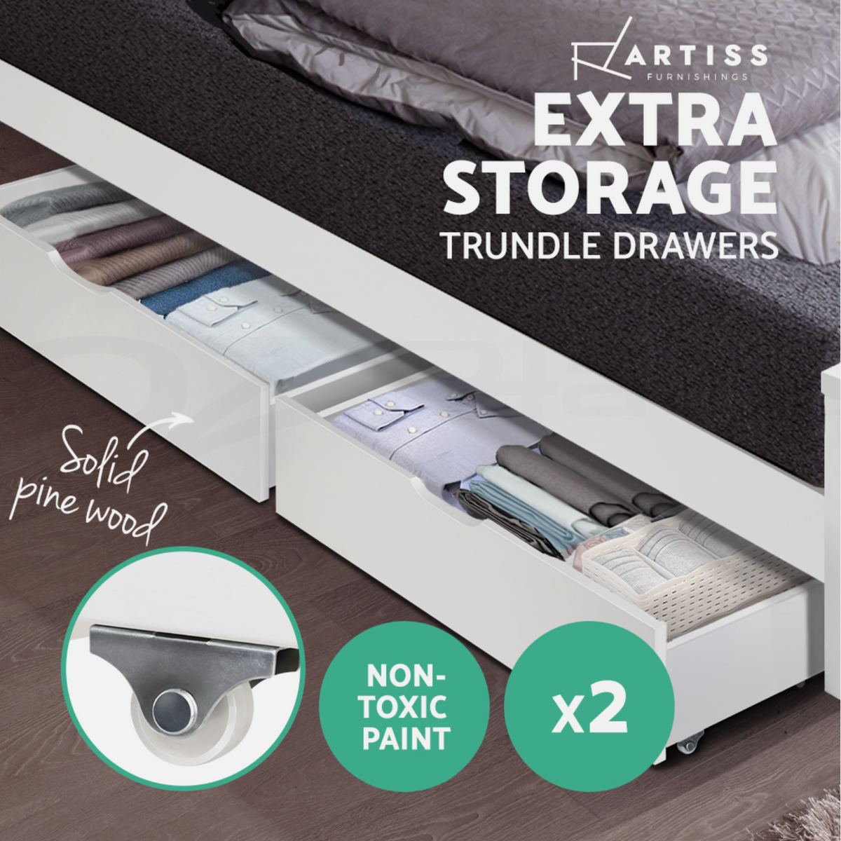 Timber Bed Base - Create Natural Warmth, Support Your Mattress Strength