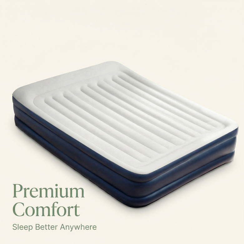 Premium Air Mattress - Air Mattress, Comfort On Demand, Restful Nights