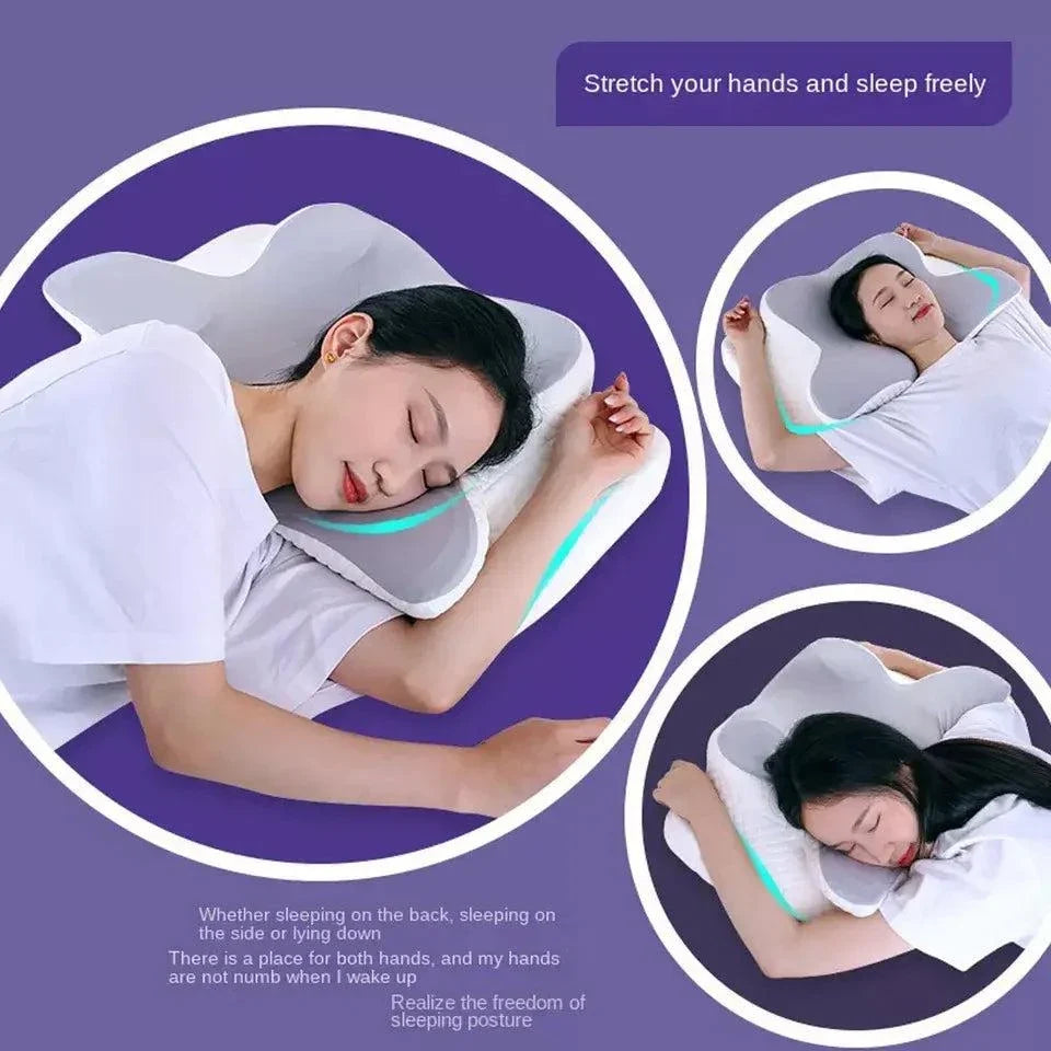Butterfly Pillow - Align Your Spine, Reduce Snoring, Sleep Better