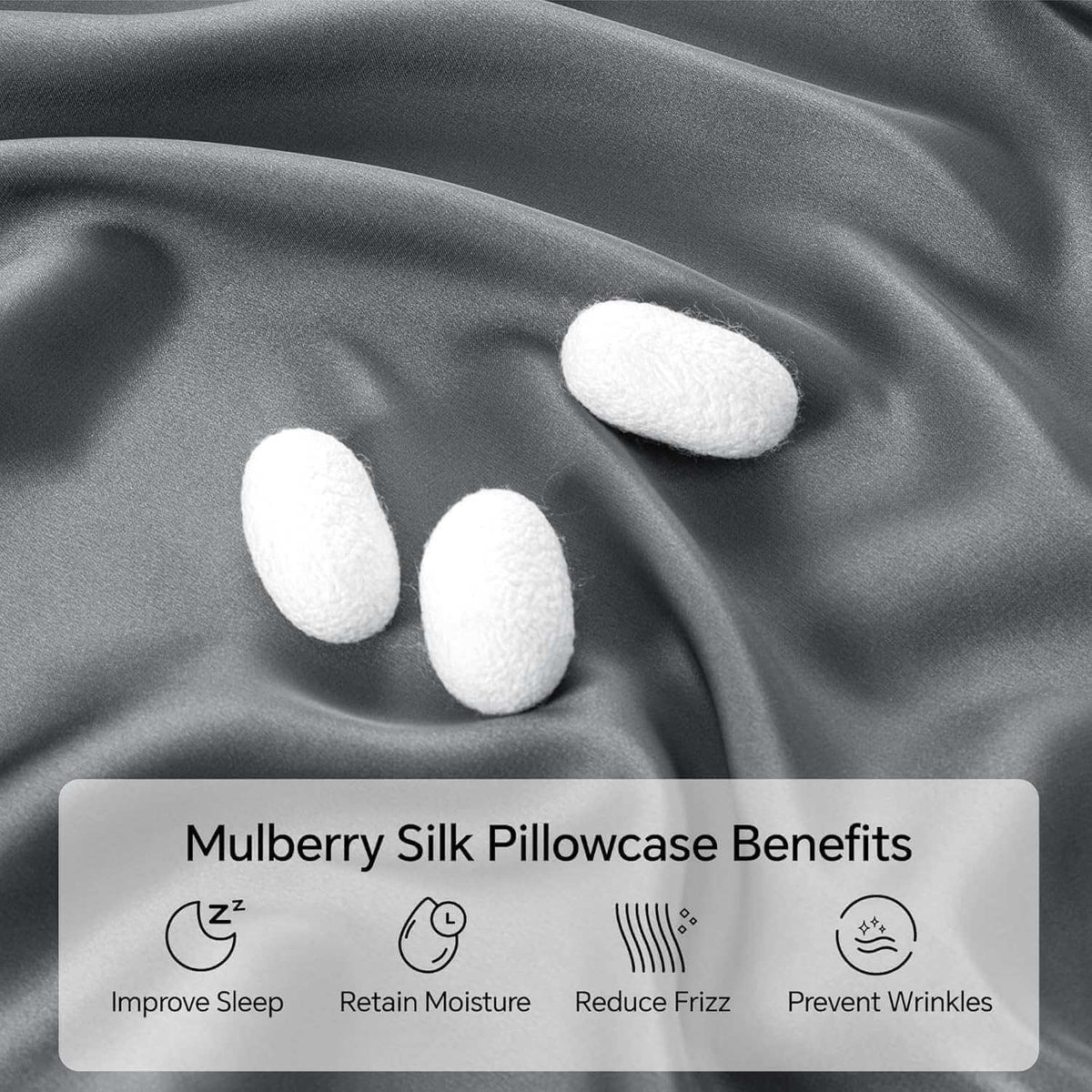 Silk Pillowcase (Set of 2) - Mulberry Silk Pillowcase