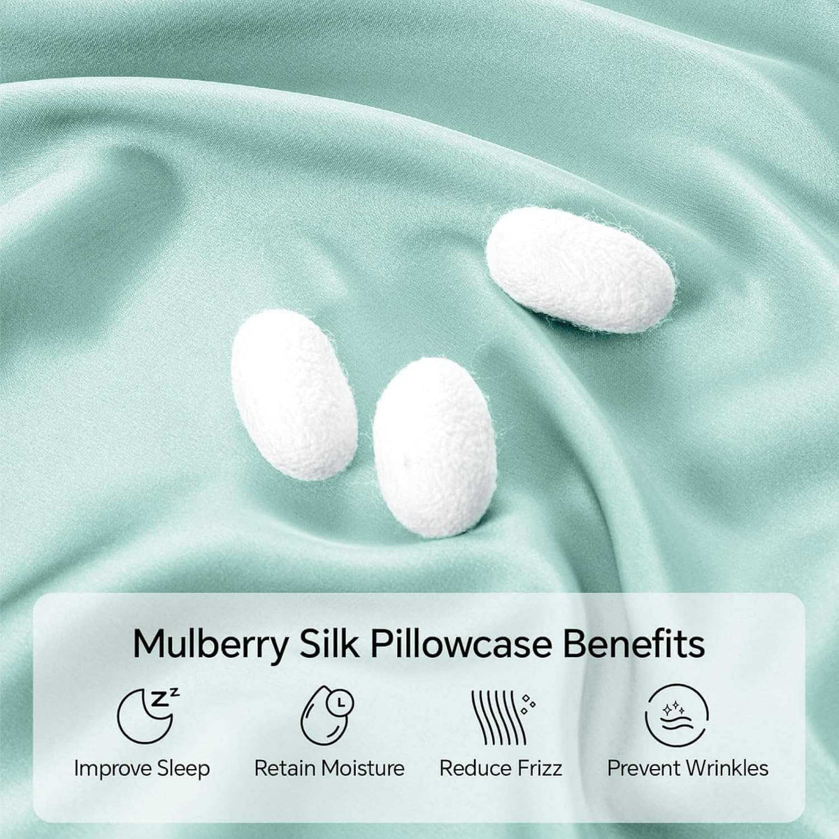 Silk Pillowcase (Set of 2) - Mulberry Silk Pillowcase