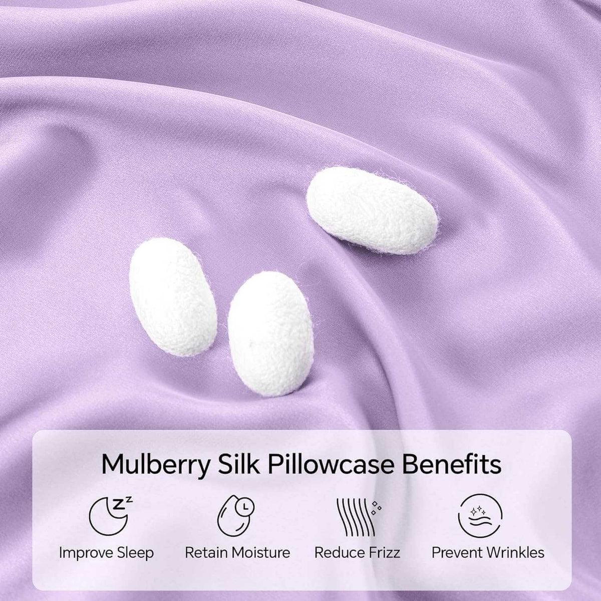 Silk Pillowcase (Set of 2) - Mulberry Silk Pillowcase