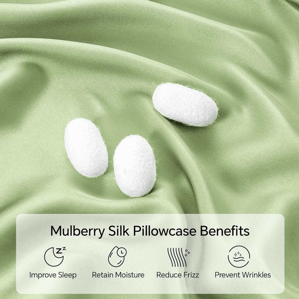 Silk Pillowcase (Set of 2) - Mulberry Silk Pillowcase