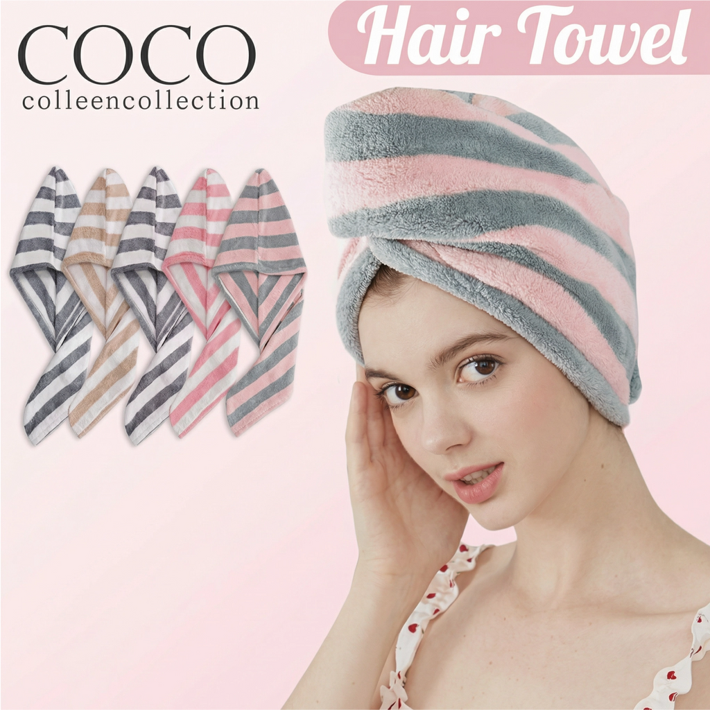Quick-Dry Hair Towel Wrap – Save Time, Reduce Breakage