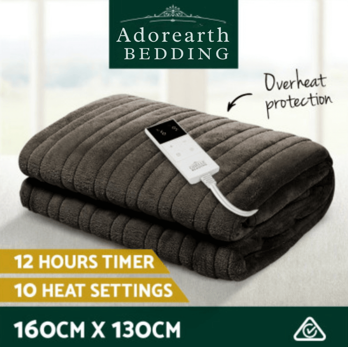 Electric Heated Throw Blanket - Stay Warm, Save On Energy