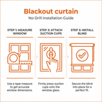 Blackout Blind – Block 100% Light, Sleep Deeper Instantly