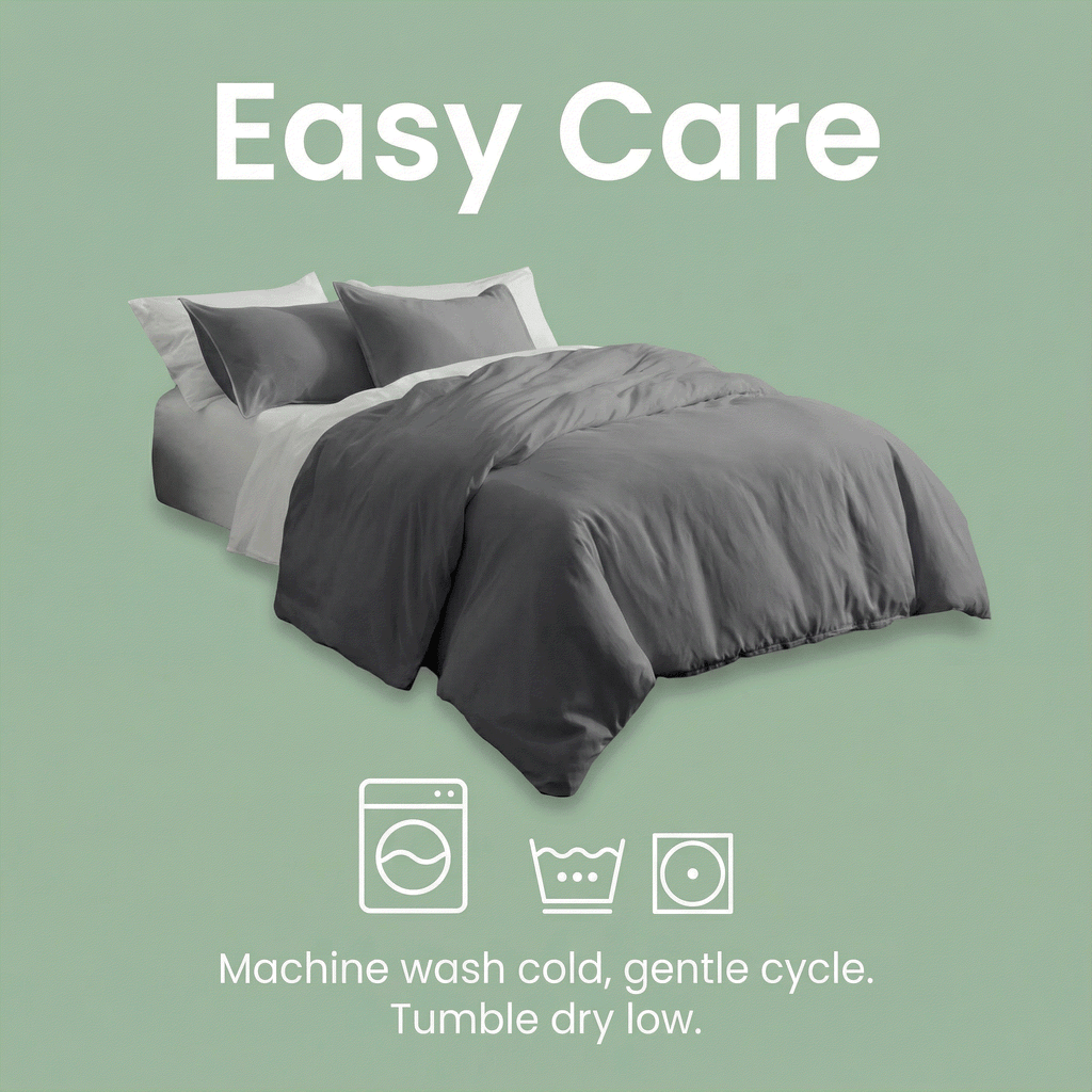 Egyptian Cotton Duvet Cover Set – Ultra Soft, Breathable & Hotel-Luxury Comfort