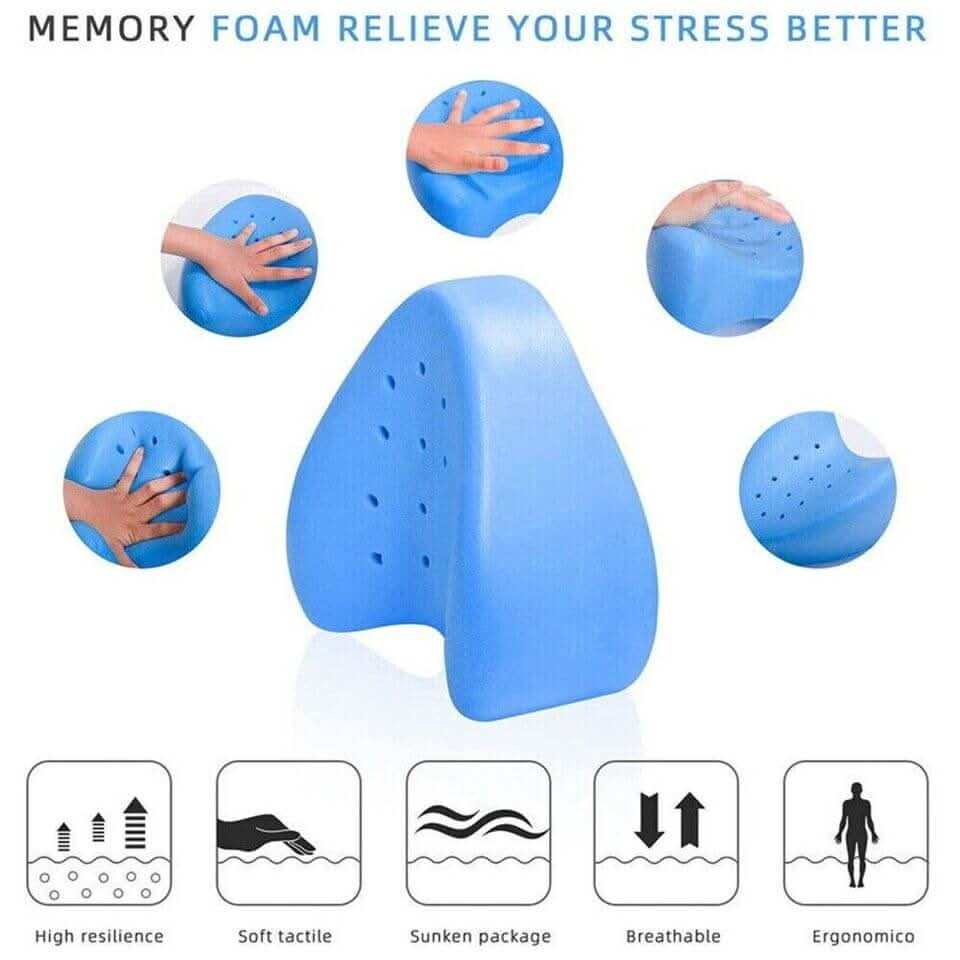 Leg Pillow - Ergonomic Memory Foam, Made for Side Sleepers