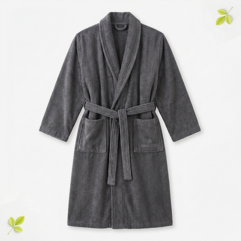 Premium Cotton Bathrobe - Spa-Level Softness, Hotel Luxury