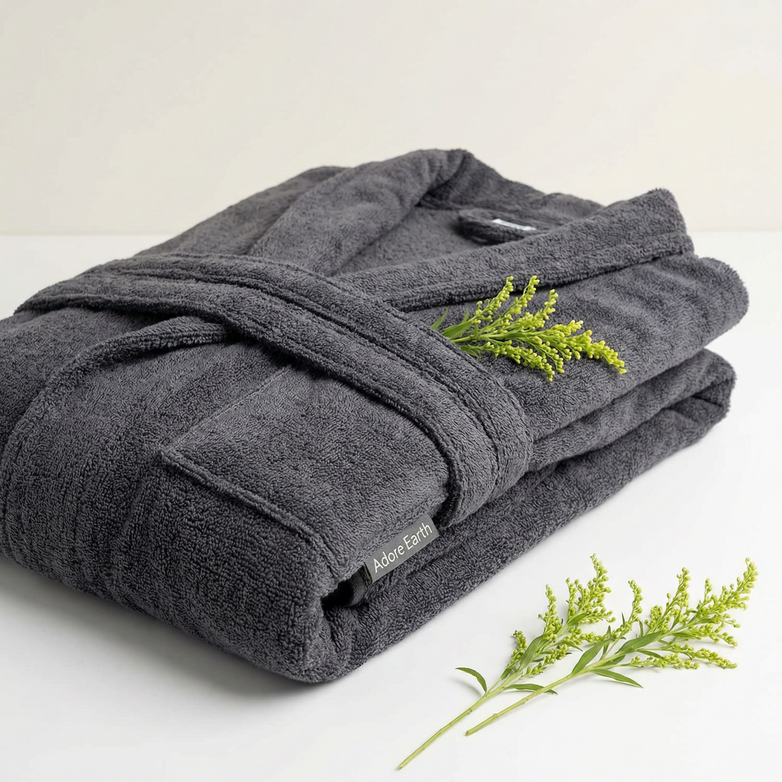 Premium Cotton Bathrobe - Spa-Level Softness, Hotel Luxury