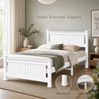 Timber Bed Base - Create Natural Warmth, Support Your Mattress Strength