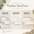 Timber Bed Base - Create Natural Warmth, Support Your Mattress Strength