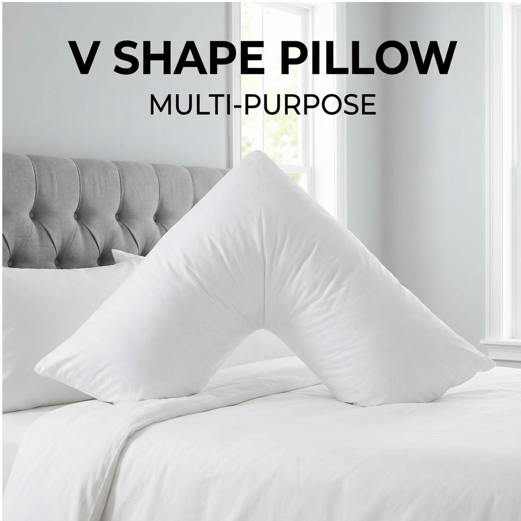 V-Shaped Nursing Pillow – Support Feeding, Reduce Shoulder Strain