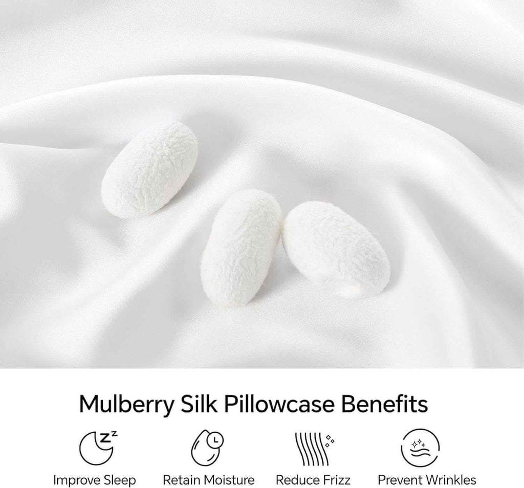 Silk Pillowcase (Set of 2) - Mulberry Silk Pillowcase