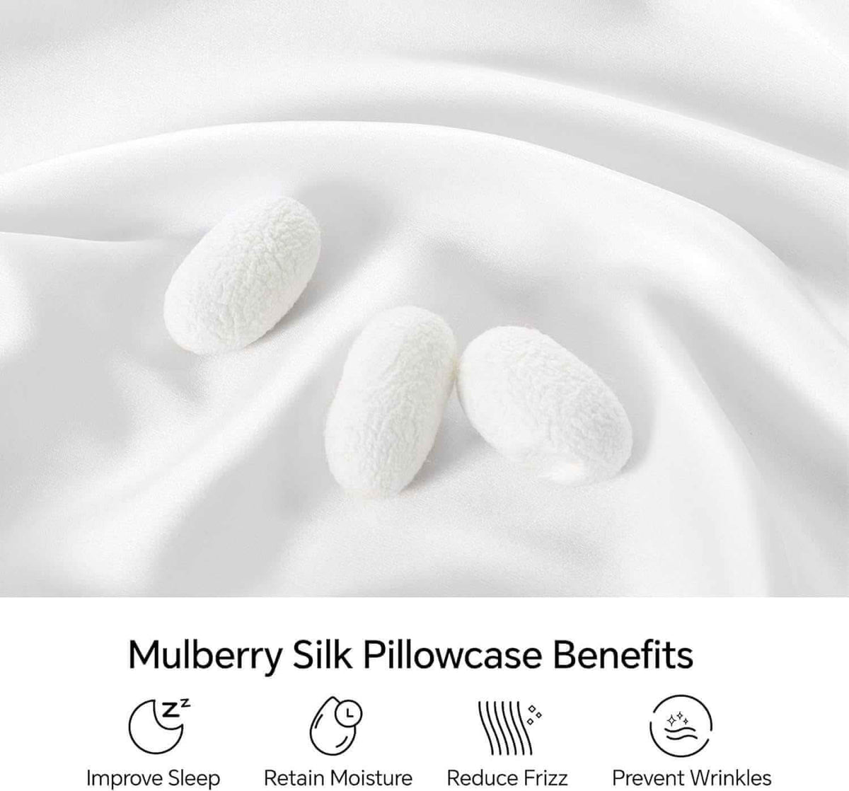 Silk Pillowcase (Set of 2) - Mulberry Silk Pillowcase